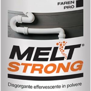 Faren Melt Strong, Disgorgante Effervescente per Lavandini, 600 g