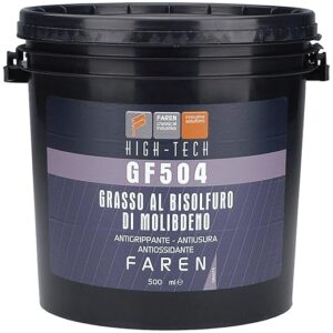Grasso Multiuso Faren GF504 con Disolfuro di Molibdeno 500ml