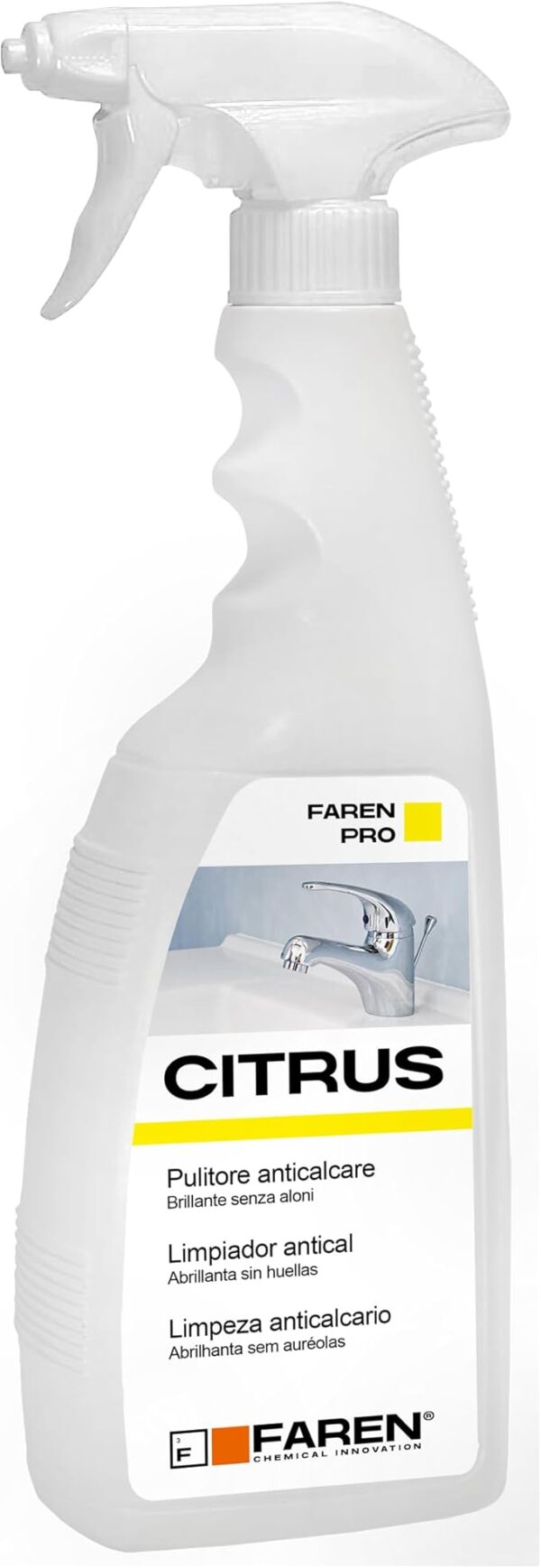Detergente Anticalcare Faren CITRUS con Acido Citrico 750 ml